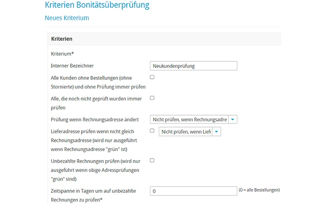 Bonitätsprüfung Bonitätsprüfung